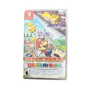 Paper Mario The Origami King Video Game Nintendo Switch Pre-Owned